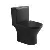 Besteco WC kombi Siam s vario odpadem a sedátkem 61,5x36x73 cm, černá