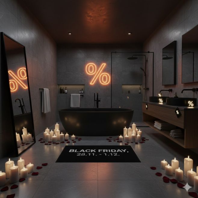 🚨 BLACK FRIDAY v Besteco.cz JE TADY! 🚨 Vaše koupelna si zaslouží upgrade! 🛁✨ Od 28.11. do 1.12. proměníme vaše sny o...